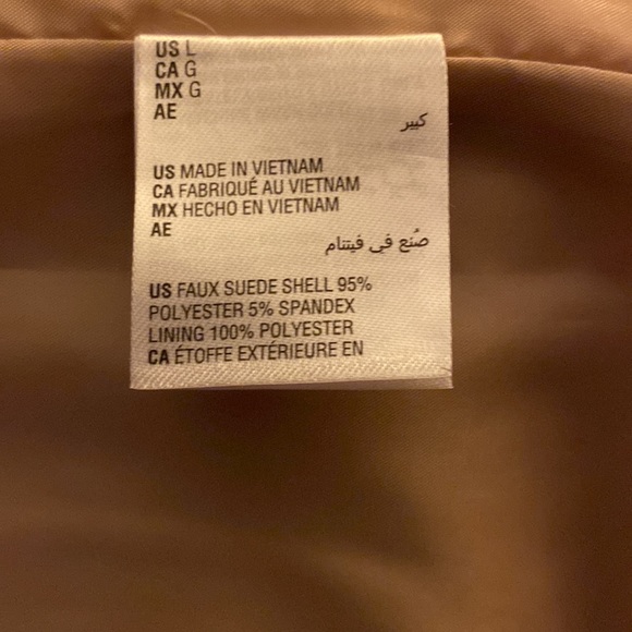 INC International Concepts Women’s Faux Suede Jacket - Picture 4 of 4